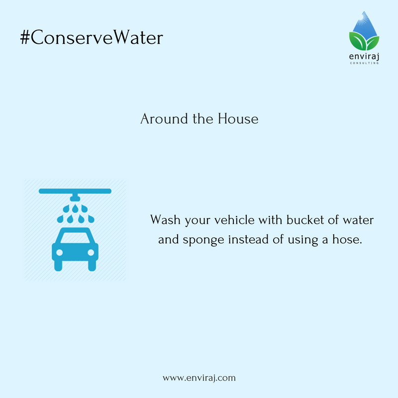 WAYS TO CONSERVE WATER